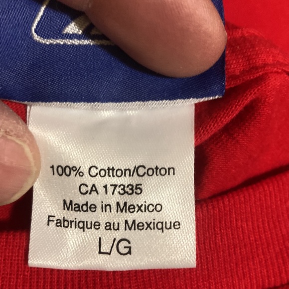 Reebok red Stampeders T-shirt - Picture 4 of 4